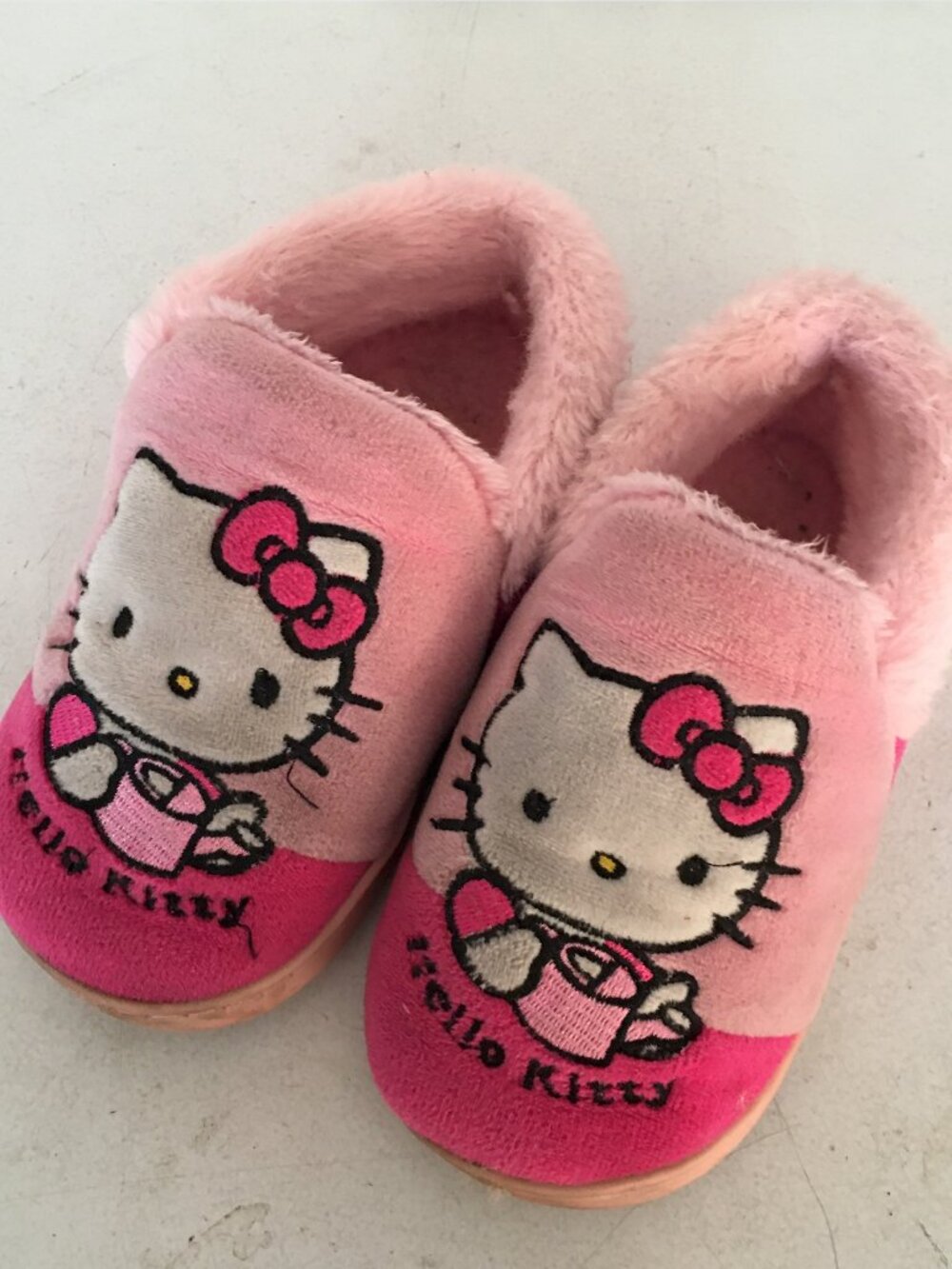 Hello Kitty Fluffy Slippers